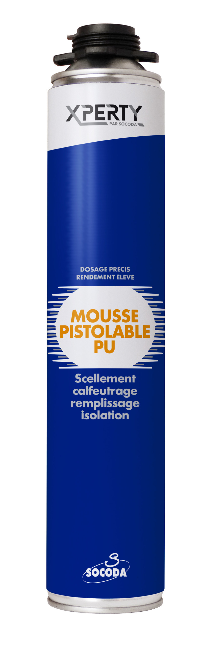 Mousse polyuréthane pistolable - 123777 - Soudal - Mon Habitat Electrique